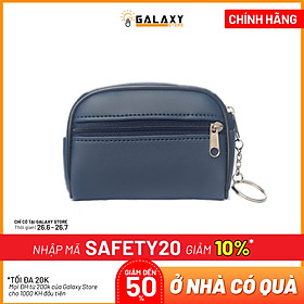Ví Nhỏ Gọn Nam Nữ Để Tiền Lẻ Thẻ Xe Giấy Tờ Nhỏ Gọn Móc Khóa Tiện Lợi Galaxy Store GVMKB01 (6.5x10.5 cm)