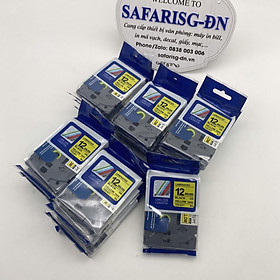 Mua Combo 02 cuộn nhãn TZ2-631 tiêu chuẩn - Chữ đen trên nền vàng 12mm - Hàng nhập khẩu