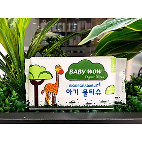 Khăn ướt hữu cơ Baby Wow - 80 tờ/gói
