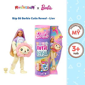 Đồ Chơi Búp Bê Barbie Cutie Reveal - Lion BARBIE HKR06 HKR02