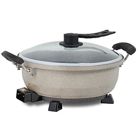 Mua Nồi Lẩu Điện Đa Năng SATO 50NL52 Kèm Giá Hấp (5 lít) - Chính Hãng