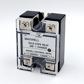 Rơ le bán dẫn (SSR) Maxwell 25A, 24-480 VAC MS-1DA4825