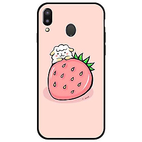 Ốp lưng dành cho điện thoại Samsung Galaxy M20 - Cún Dâu