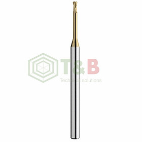 Dao Phay Bo Góc R 2 Me Cổ Dài D1 x R0.2x8x50L Union Tools Model HLRS2010-02-080,Dao phay ngón gia công sau nhiệt
