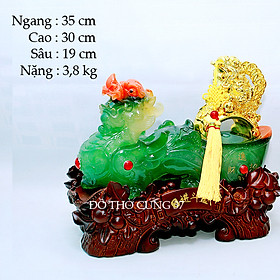 Mua Tượng Tỳ Hưu Kéo thỏi vàng   Cóc Ngậm Tiền Phong Thuỷ Màu Vàng  Trang Trí Nội Thất  Quà Tặng Tân Gia  Khai Trương