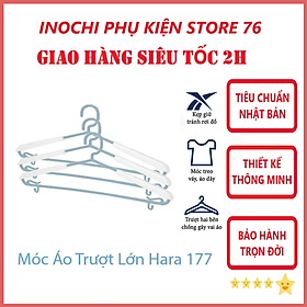 Mua {Nhiều Sự Lựa Chọn} Lốc Móc Treo Quần Áo Đa Năng Hara Tùy Chọn Mẫu Phù Hợp Cho Các Loại Quần Áo : Áo Đầm   Áo Kiểu  Áo Mỏng   Quần Áo Người Lớn   Trẻ Em - Chính Hãng inochi ( Tặng khăn lau pakasa) Giao màu ngẫu nhiên