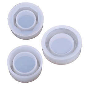 Ashtray Mold Epoxy Resin Jewelry Findings DIY Making Tools Silicone Ornament Moulds for Flower Pots Soap Candle Making Tools
