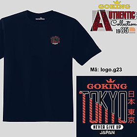 TOKYO, mã logo.g23. Áo thun nam nữ in logo đẹp. Áo phông GOKING hàng hiệu, quà tặng cao cấp cho gia đình, cặp đôi, lớp nhóm, doanh nghiệp