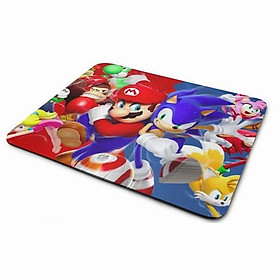 Mua Lót Chuột - Mario Và Sonic (20 x 24 cm)