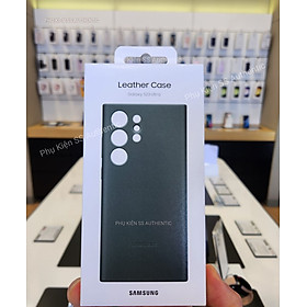 Ốp da Samsung S23 Ultra màu Xanh Dương - Hàng Chính hãng