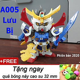Mô hình trang trí để bàn sd A005 Lưu Bị bản mới Tam Quốc 2020 full box tặng kèm quả bóng nảy cao su làm đồ chơi thú vị