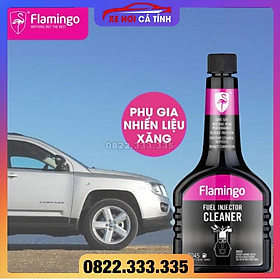 Hình ảnh  Chính Hãng -  Phụ Gia Nhiên Liệu Xăng Flamingo F053 354ml làm sạch khoang máy động cơ