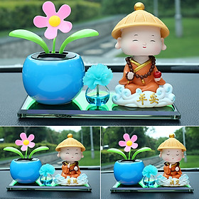 Mua Tượng chú tiểu dễ thương trang trí taplo xe ô tô  bàn học  bàn làm việc