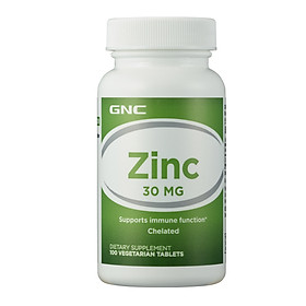 Thực Phẩm Bảo Vệ Sức Khỏe Bổ Sung Kẽm GNC Zinc 30mg 100 Viên