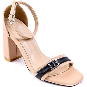 Giaỳ sandal Mozy đế vuông quai khóa MZSD034