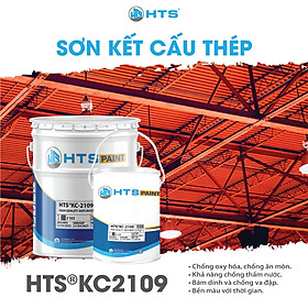 Sơn kết cấu thép HTS KC2109 18kg - Chống rỉ, Chống ăn mòn, Kháng hóa chất tuyệt hảo