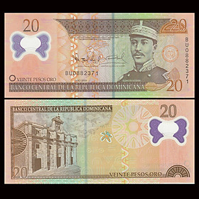 Mua Tiền Thịnh vượng chung Dominica 20 pesos polymer mới cứng  kèm phơi nilong bảo quản