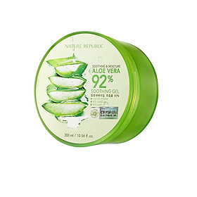 Dưỡng Ẩm Da, Tóc Gel Nha Đam Hàn Quốc Nature Republic Soothing & Moisture Aloe Vera 92% Soothing Gel