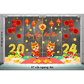 Mua DECAL TRANG TRÍ TẾT 2024 CHO CỬA HÀNG LINH KIỆN ĐIỆN TỬ