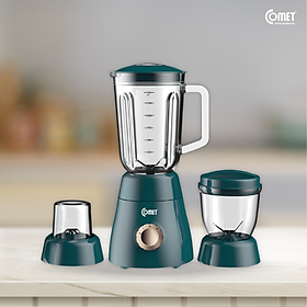 Mua Máy xay sinh tố Comet CM9979 – 3 cối thủy tinh và nhựa cao cấp  công suất 450W – Xay sinh tố  thịt  hạt – Dung tích 1.5L – Hàng chính hãng  bảo hành 1 năm