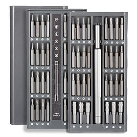 Mua Bộ tua vít đa năng mini 63 đầu nhỏ sửa điện thoại  tô vít từ tính mở laptop mắt kính đồng hồ