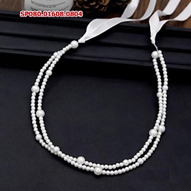 Băng đô đôi hạt trai có duy băng hạt trai Giangpkc