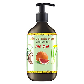 Dầu gội bồ kết cô đặc sạch gàu ngăn ngừa rụng tóc hổ trợ mọc tóc Nhà Quê 300ml – handmade