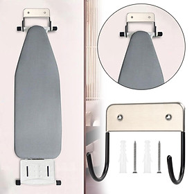 Home Ironing Board Holder Wall Hanging Removable for Home Door Bathroom