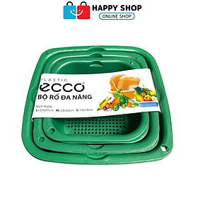 Mua Bộ rổ nhựa kèm chậu 6 món cao cấp Việt Nhật