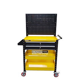 Mua XE ĐẨY DỤNG CỤ 3 KHAY 2 NGĂN KÉO CÓ TẤM TREO STRONGER TOOL