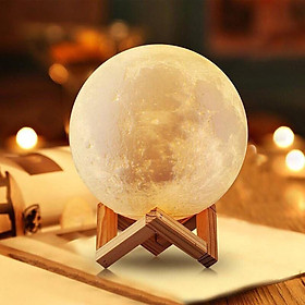 Mua Đèn ngủ mặt trăng 3D  đèn để bàn kích thước 8cm - 12cm