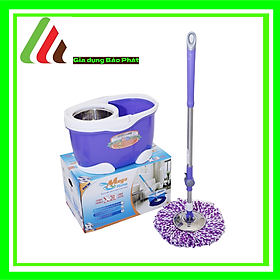 Mua Bộ lau nhà megahome Homeplus X3 xô 17L lồng xoay inox mạnh mẽ với cây lau xoay 360 tự vắt đa năng siêu tiện lợi