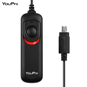 YouPro DC2 Type Shutter Release Cable Timer Remote Control 1.2m/3.9ft Replacement for Nikon D7700 D7200 D7100 D7000