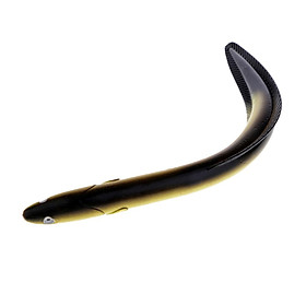 Soft Silicone Fishing Lure Bait Life-like Eel Fishing Bait
