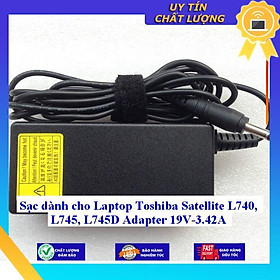 Sạc dùng cho Laptop Toshiba Satellite L740 L745 L745D Adapter 19V-3.42A - Hàng Nhập Khẩu New Seal