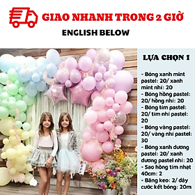 Bộ bóng cho bé gái combo balloon BBG06