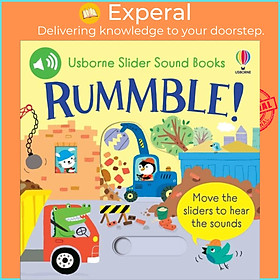 Sách - Slider Sound Books: Rummble! by Ailie Busby (UK edition, boardbook)