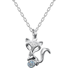 (BẠC THẬT 100%) Dây chuyền bạc nữ mặt hồ Ly - Trang sức bạc PANMILA