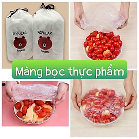 Mua Màng bọc thực phẩm tiện dụng  có thể tái sử dụng (set 100 túi)