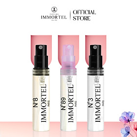 (Hộp 3 | Set 2) Nước Hoa IMMORTEL Paris | N°8, N°89, N°3 | 3x3 mL – EDP Chính Hãng Pháp