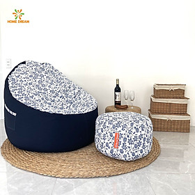 Mua Ghế Lười Coco Hoa Cúc Xanh Size L Home Dream