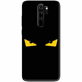 Ốp lưng dành cho Xiaomi Redmi Note 8 Pro mẫu Mắt Vàng Nền Đen