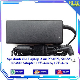 Sạc dành cho Laptop Asus N53SN N53SV N53SD Adapter 19V-3.42A 19V-4.7A - Hàng Nhập khẩu