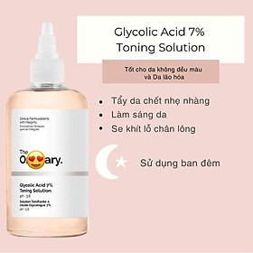 Nước hoa hồng tẩy da chết AHA The Ordinary Glycolic Acid 7% Toning Solution - 240ml