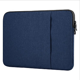 Túi chống sốc Laptop Mac cao cấp 13,3 14 15,6 inch Có Lông Mịn , Ngăn Kéo Ngoài 2020