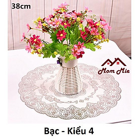 Mua Tấm lót bàn ăn tròn 38cm hoa văn dập nổi - A008
