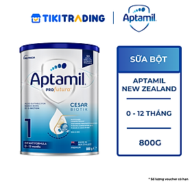 Sản phẩm dinh dưỡng công thức Aptamil Profutura Cesarbiotik 1 Infant Formula (Dành cho trẻ từ 0 - 12 tháng tuổi) - 800g