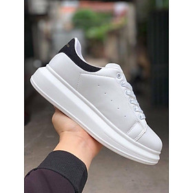 Giày Sneaker trắng nâng đế gót nhung