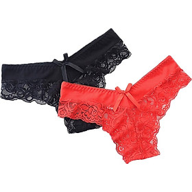 Set 2 Quần lót ren, quần lọt khe ren nữ sexy - ZQ6815 (Giao màu ngẫu nhiên)