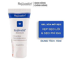 Gel ngăn ngừa sẹo và làm xẹp sẹo lồi, sẹo phì đại REJUVASKIN Rejuvasil 15ml